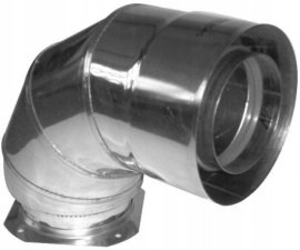 KOLENO 80/125 S ADAPTÉROM IMMERGAS 60/100