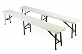Záhradná lavička - SET 2 X rozkladacia záhradná lavica 183 cm