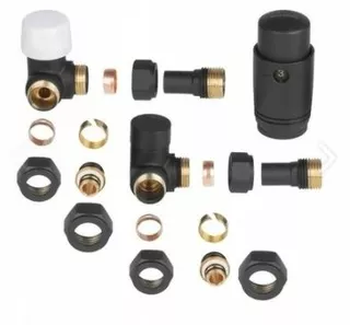 Hlavica, ventíl - Termostatický set Axial Pr black