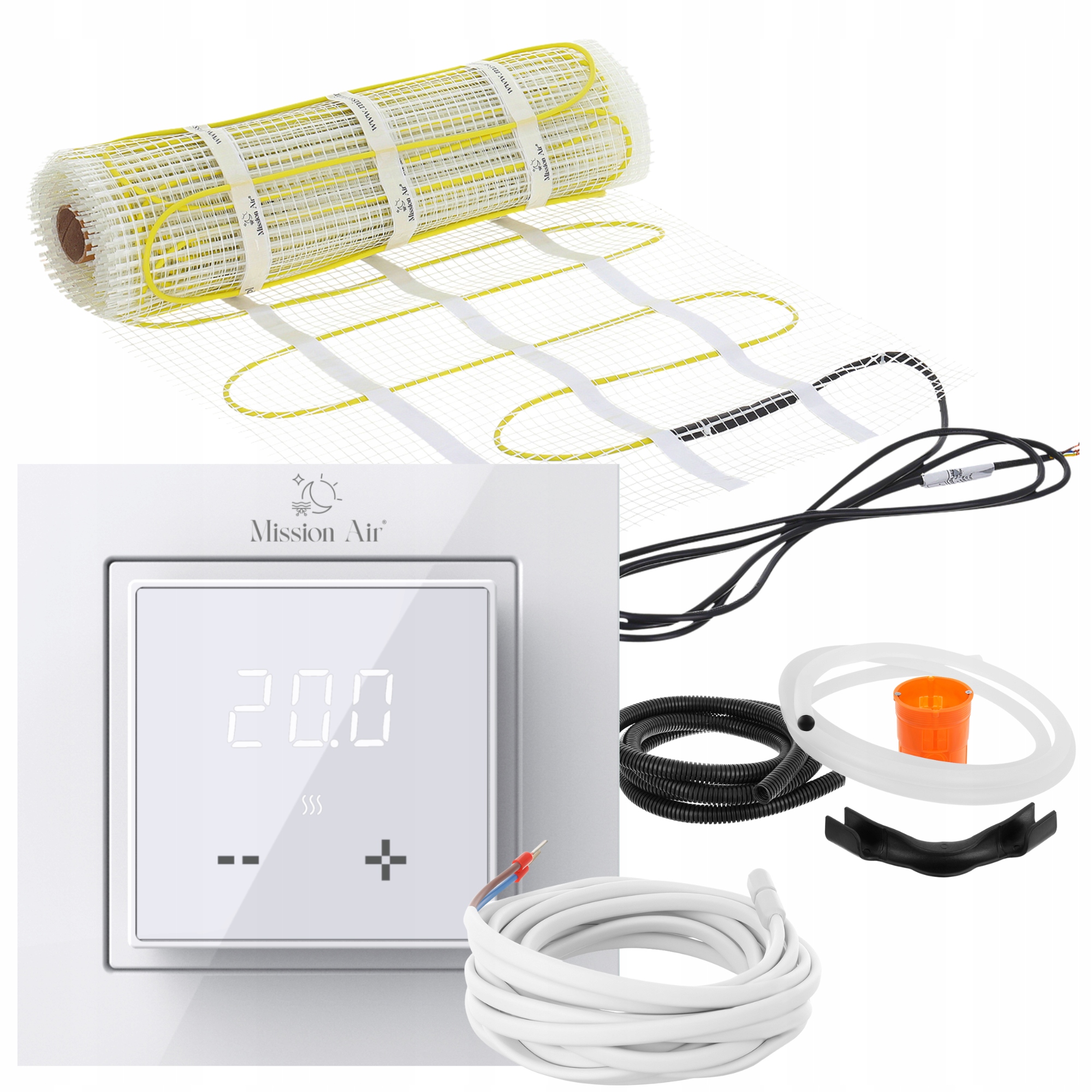 SET Vykurovacia rohož na obklady MA-160W/m² 1,5m²