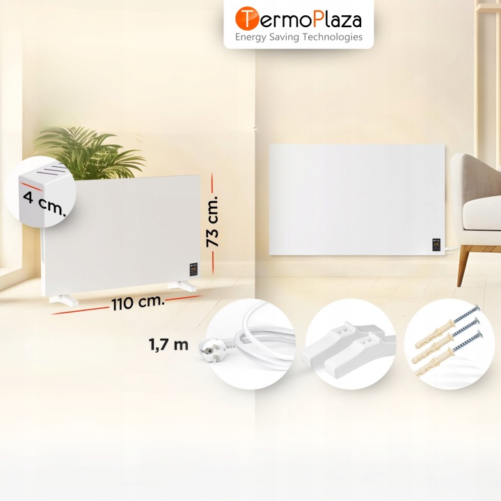 TermoPlaza WiFi 1100 W infračervený konvektor do 28 m²