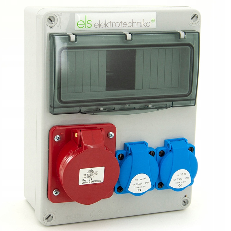 ELS Elektrotechnika 230 V IP44 16 A rozvádzač