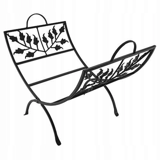 Stojan na drevo - Kov drevo kôš 52cm