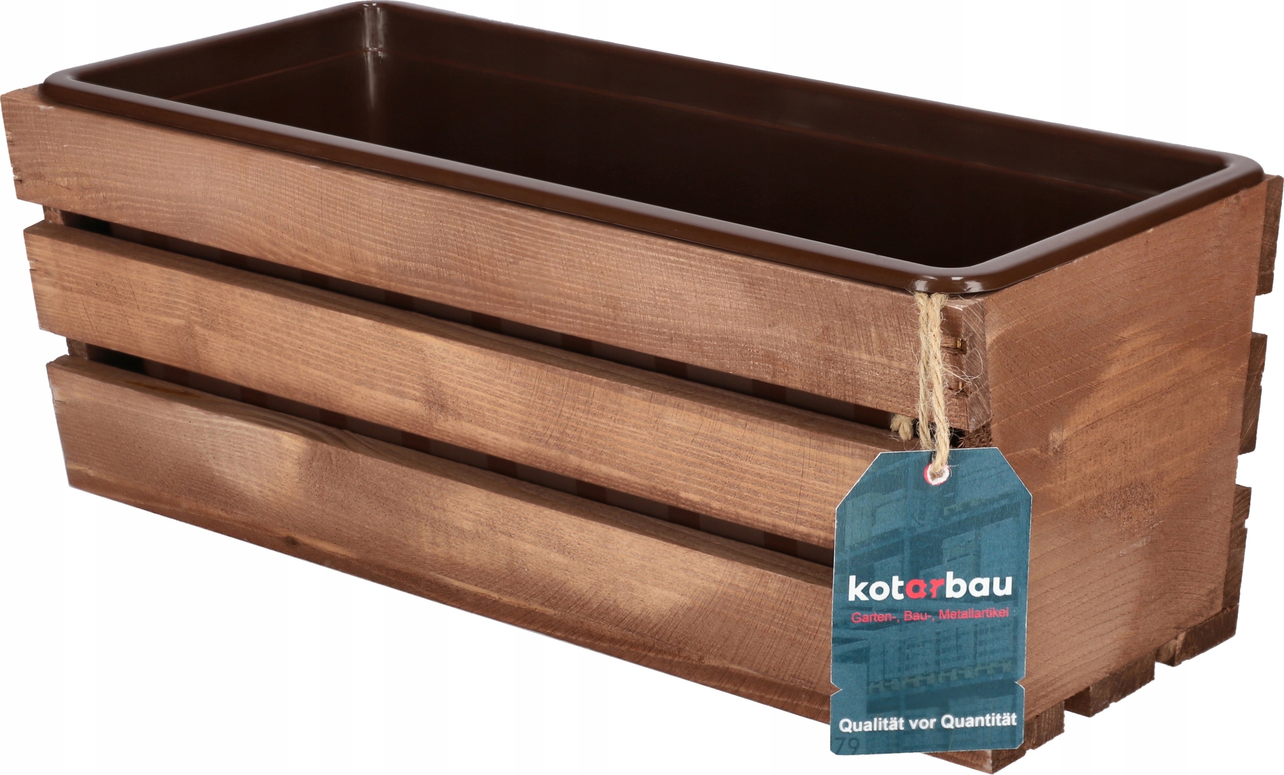 Balkónový box 40 x 18 cm drevený