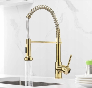Kuchynská batéria- KRAN Kitchen Basin Basin Gold kohútiky zlato