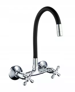 Kuchynská batéria- KUCHYNSKÝ PAPIER DROP FLEXIBILNÝ SPOUT ČIERNY