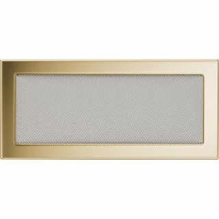 Krbová mriežka - Krbová mriežka 17x37 Pozlátená ventilácie
