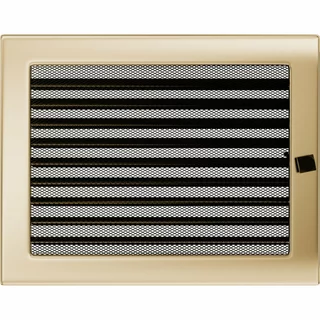 Krbová mriežka - Krbová mriežka 22x30 Pozlátený ventilátor