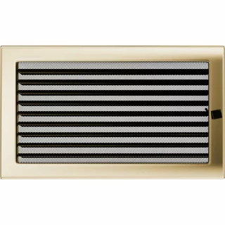 Krbová mriežka - Krbová mriežka 224x37 Pozlátená ventilátor ventilácia