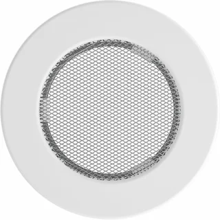 Krbová mriežka - Krbová mriežka Guľatý fi 125 White ventilácie