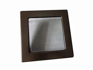 Krbová mriežka - Vetracia krbová mriežka 17x17 starožitná meď