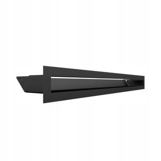 Krbová mriežka - Mriežka Luft 60x600 black