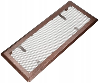 Krbová mriežka - Vetracia mriežka kov 16x45 meď