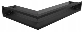 Krbová mriežka - ~ Krbová mriežka corner corner black40x60x9