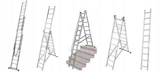 Rebrík - Krause Corda Ladder 3x9 033390 6,20 m na schody