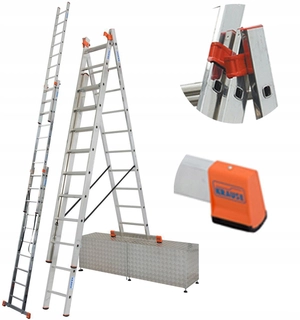 Rebrík - Krause Tribolo Ladder 3x10 129765 7,65 m na schody