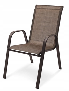 Stolička do záhrady - Záhradná stolička na terase Balkón Záhradná kreslo Brown