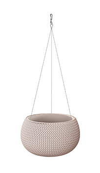 Kvetináč Prosperplast 29 cm x 29 x 19 cm priemer 29 cm plastové odtiene hnedej a béžovej