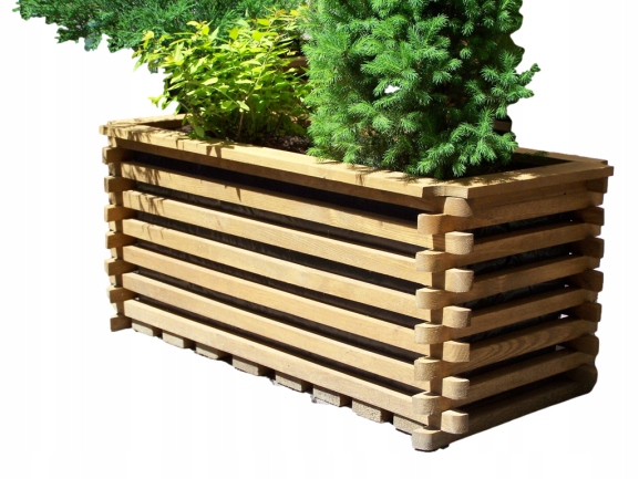 FHP kvetináč 90 cm x 40 x 37 cm drevo