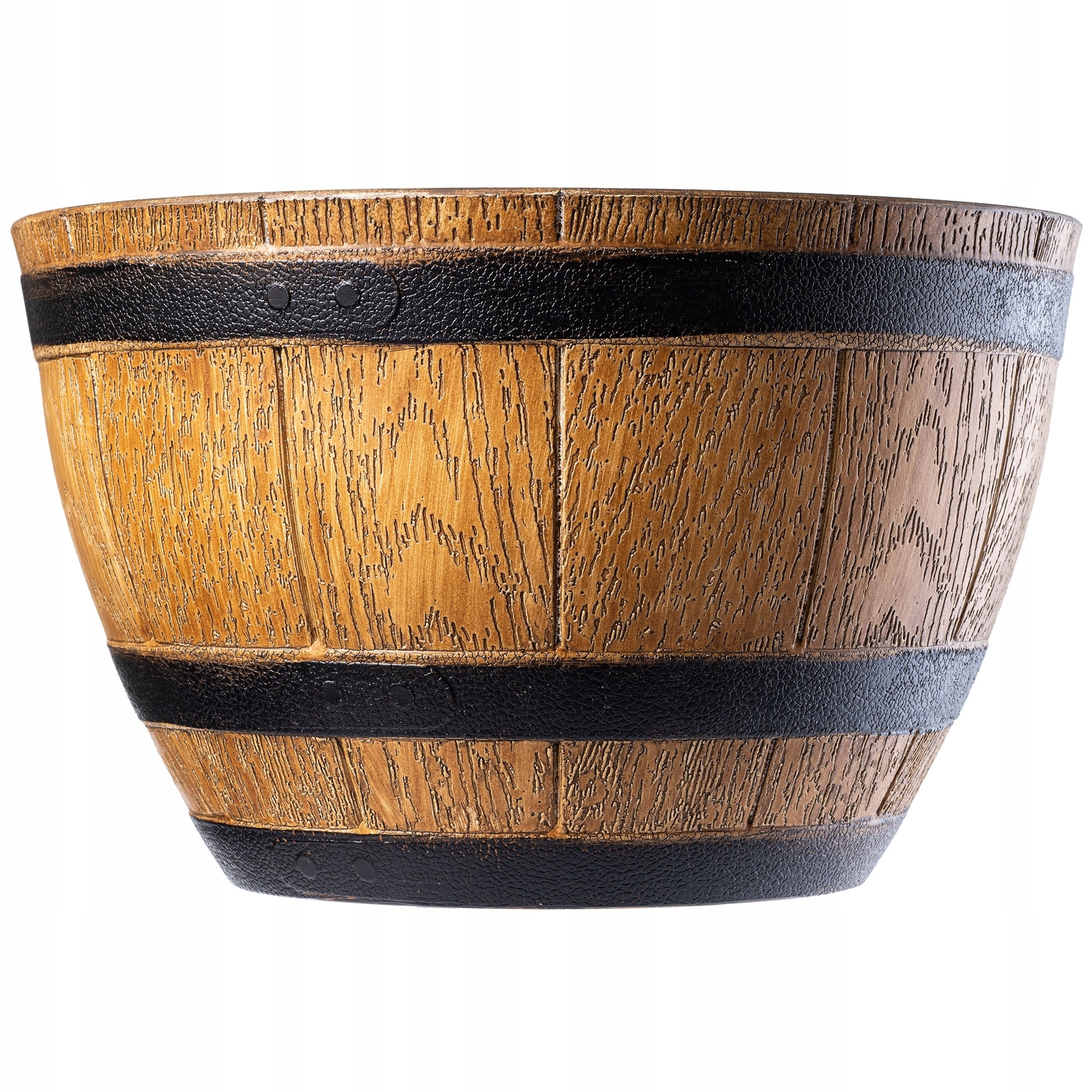 Kadax kvetináč 50 cm x 50 x 32 cm priemer 50 cm plastové odtiene hnedej a béžovej
