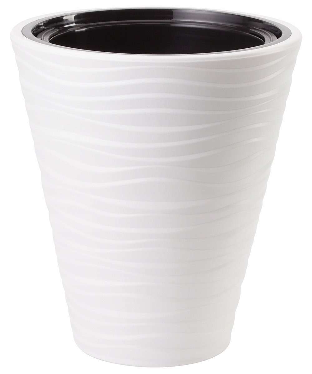 Forma-Plastový kvetináč 40 cm x 40 x 44 cm priemer 40 cm plastový biely