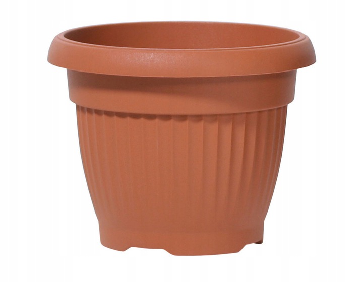 Kvetináč Prosperplast 40 cm x 40 x 31,5 cm priemer 40 cm plastové odtiene hnedej a béžovej
