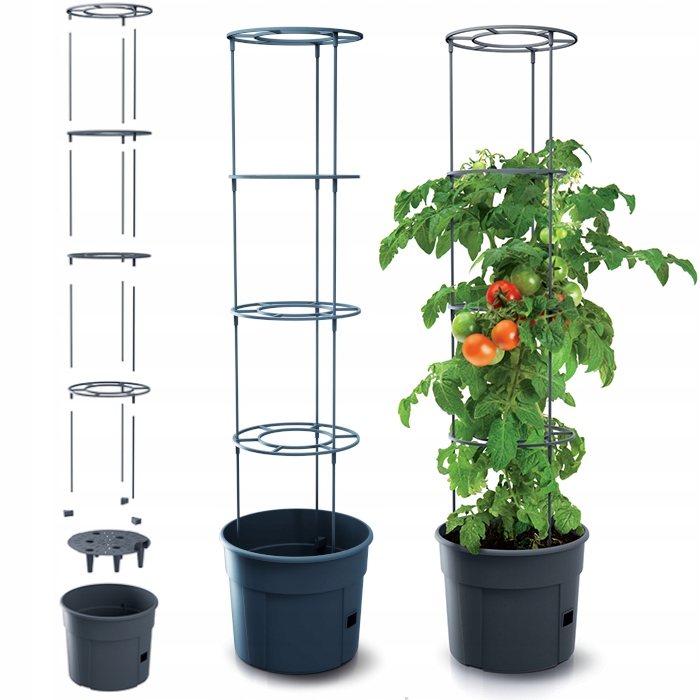 Prosperplast kvetináč 31,5 cm x 39,2 x 153 cm priemer 39,2 cm plast čierny