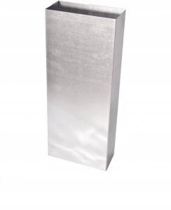 Potrubie, rozvody ku krbu - Jednoduchý ventilačný kanál 1000 mm 200 x 90 DGP