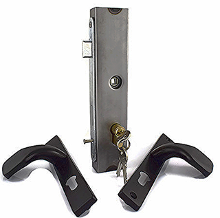 Kazety 30x50 s zámkom +handle-porching pre bránku