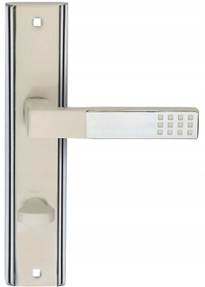 Kľučky na dvere - Aurora Biały/Chrre Room Battom Left Lock