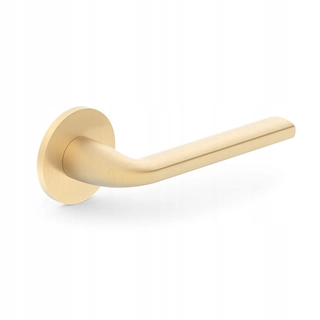 Kľučky na dvere - Bella Slim Brass Ruck Ruck Satin Round Ruckboard
