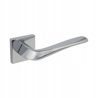 Kľučky na dvere - Caviola rukoväť Square Chrome Gloss Podpis