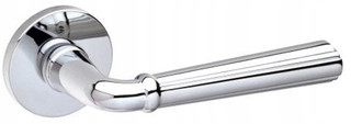 Kľučky na dvere - Cascada Fit Ruck Rosette Round Chrome VDS