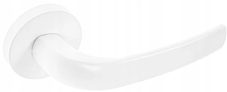 Kľučky na dvere - Fiolla Ruck Rosette Round White Mat Gamet