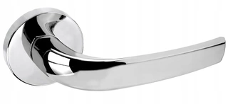 Kľučky na dvere - Fiolla Ruck Rosette Round Chrome Shine Gamet