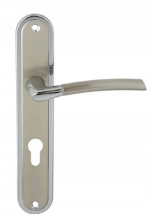 Kľučky na dvere - GJM Presto 90 Rukoväť rukoväte 9625 Satin/Chrome