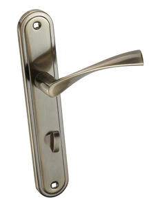 Kľučky na dvere - Rukoväť LAURA Patina 72 mm s WC blokádou Infinity