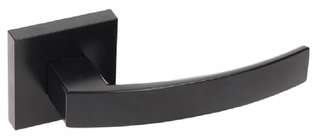 Kľučky na dvere - Mistico Ruck Square Rosette Black Matt Matt