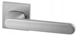 Kľučky na dvere - Nesh Q Dvere Ruck Square Rosette Chrome Satin VDS
