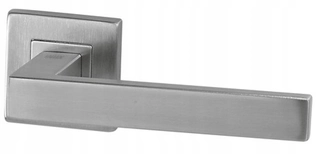Kľučky na dvere - Quattro štíhla rukoväť Square Rosette Inox VDS
