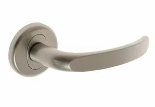 Kľučky na dvere - Regulus rukoväť Nikiel Mat G5 Round Szyld Nomet