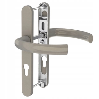 Kľučky na dvere - Kľučky dverí Jupiter 52 Satin Oval Sign L92
