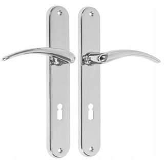 Kľučky na dvere - Kľučky dverí Miriam Chrome Gloss 90 mm