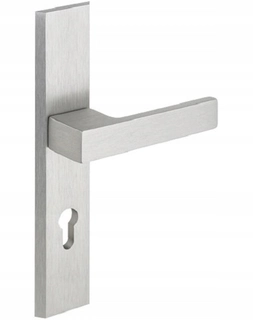 Kľučky na dvere - Dvere rukoväť bezpečný celkový zákon Inox 92 mm