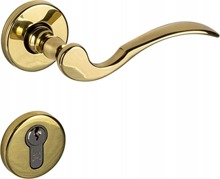 Kľučka dverí - Okrúhle dvere rukoväť 35-47 mm gedotec