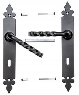 Kľučky na dvere - Kľučky dverí, brány kované Lily 72 mm