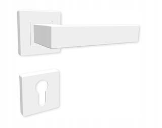 Kľučky na dvere - Kwadro White Door Ruck + WK Rosettes