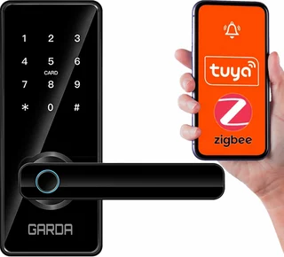 Kľučky na dvere - Rukoväť kódu TUYA FING WIFI kód RFID vodotesný
