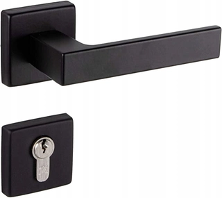 Kľučka dverí - Čierna push 1317 Gedotec Square Ruck