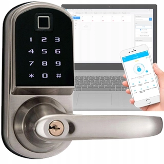 Zámok na dvere -  Ttlock Bluetooth WiFi Finger -Cipher Lock